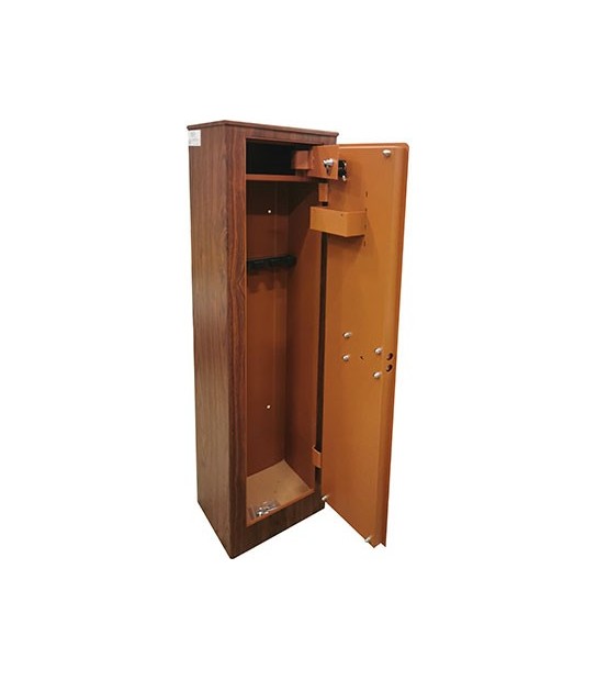 Effe Armadio Porta Fucili Wood 3 Posti Effe + Tesoretto Cm 25X20 H.Cm 145