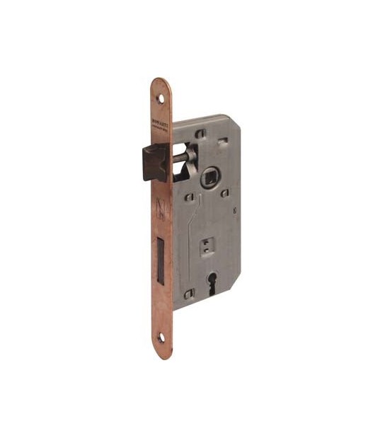 Bonaiti Serratura Patent B.Tondo Bronzato 042T Bonaiti I.Mm 70 F.Mm 22 E.Mm 35