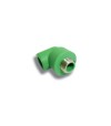 Prisma Gomito 90° Filettato Maschio PPR Verde PN25 25x3/4 mm.