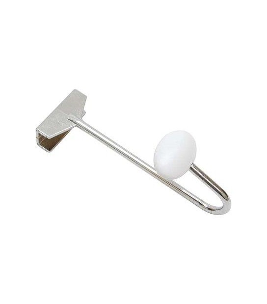 Appendiabiti Retroporta Acciaio Cromo Lucido Posti 1