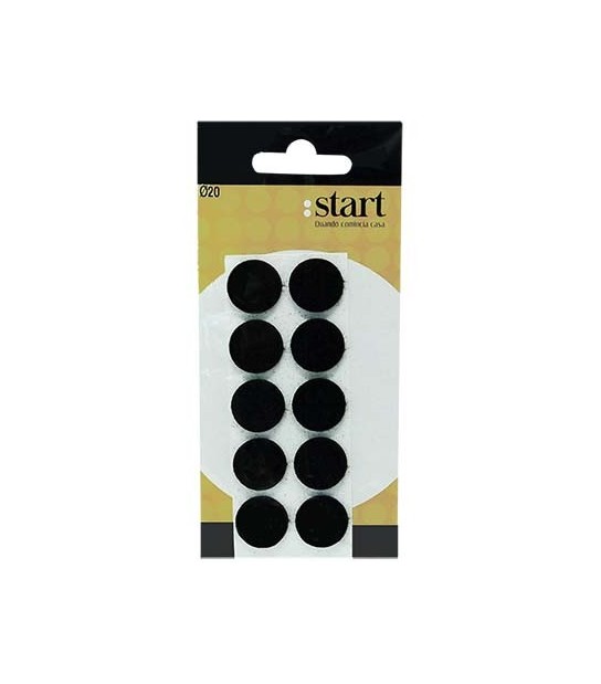 Feltrino Adesivo Tondo Noce D.Mm 26 Cf:Pz 8