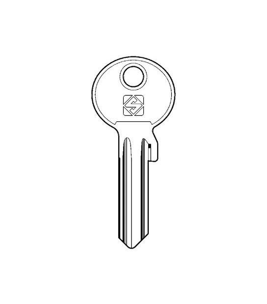 Silca Chiave Piatta Tytan Tn16X Silca Acciaio Nichelato