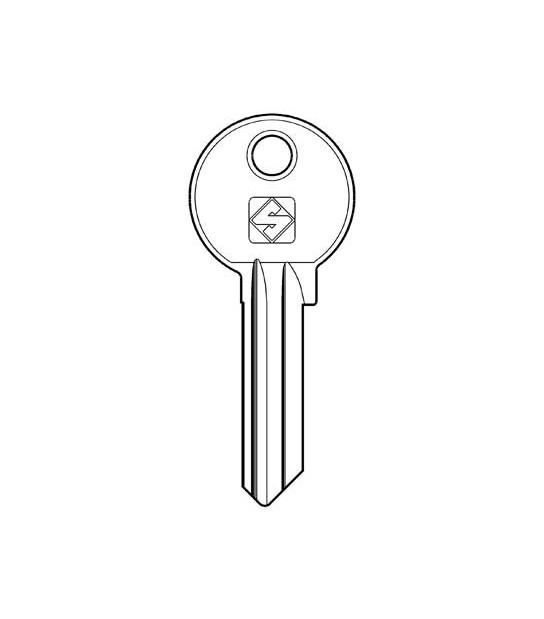 Silca Chiave Piatta Corbin Cb6 Silca Ottone Nichelato