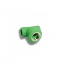 Prisma Raccordo a T Filettato Femmina PPR Verde PN25 32x1x32 mm."