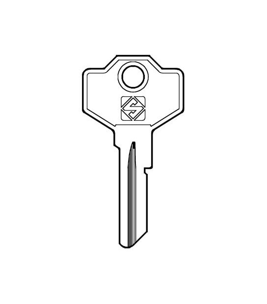 Silca Chiave Piatta Simeca Sm1 Silca Ottone Nichelato