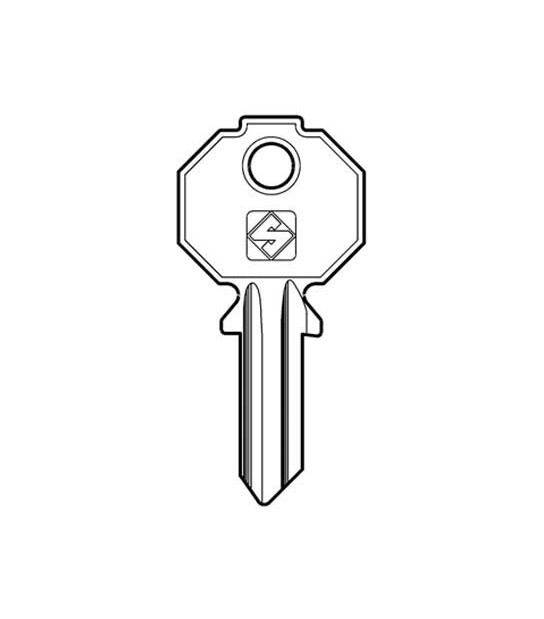 Silca Chiave Piatta Prefer Pf070 Silca Ottone Nichelato