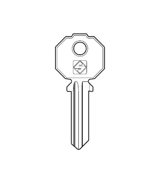 Silca Chiave Piatta Prefer Pf210 Silca Ottone Nichelato