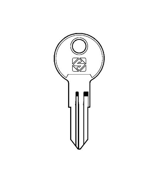 Silca Chiave Piatta Cina Rc5 Silca Ottone Nichelato