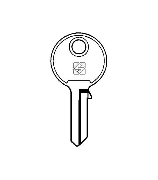 Silca Chiave Piatta Viro Vi4 Silca Ottone Nichelato