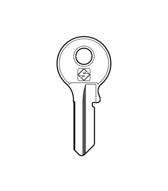 Silca Chiave Piatta Viro Vi084 Silca Ottone Nichelato