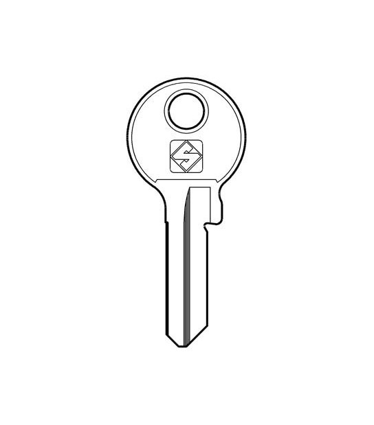 Silca Chiave Piatta Viro Vi086 Silca Ottone Nichelato