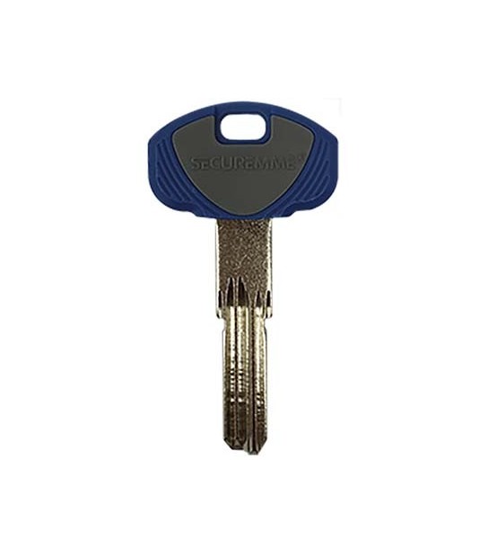 Securemme Chiave Punzonata Securemme Evo K1 Originale Ottone Nichelato