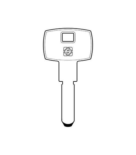 Silca Chiave Punzonata Keso Ke11 Silca Alpacca