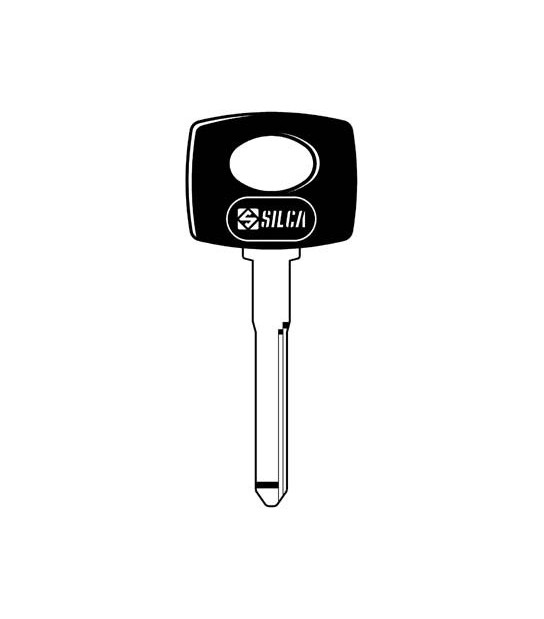 Silca Chiave Auto Huf Ymos Hu41P Silca Ottone Nichelato