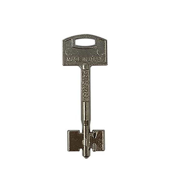 Securemme Chiave Doppia Mappa Securemme Securmap 11 Original Ottone Nichelato