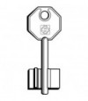Silca Chiave Doppia Mappa Potent 5Pt3 Silca Ottone Nichelato