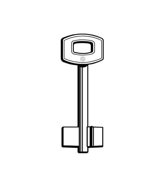 Silca Chiave Doppia Mappa Sibi Sab S Silca Ottone Nichelato