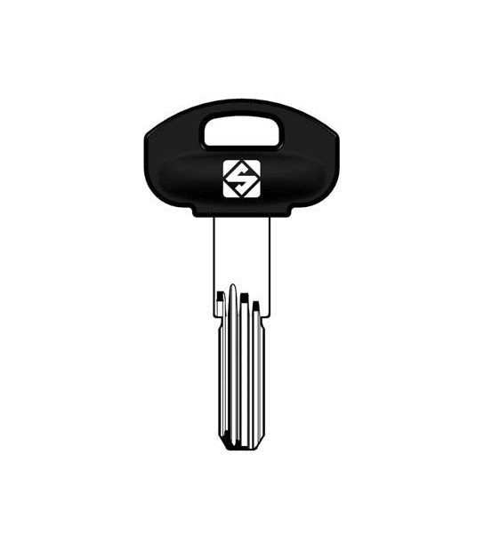 Silca Chiave Punzonata Scm3Rp Securemme Silca Ottone Nichelato