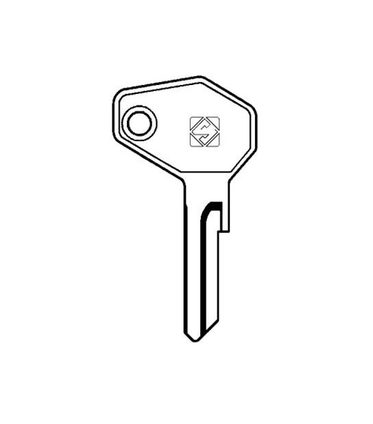 Silca Chiave Auto Zadi Cagiva Zd7 Silca Acciaio Nichelato