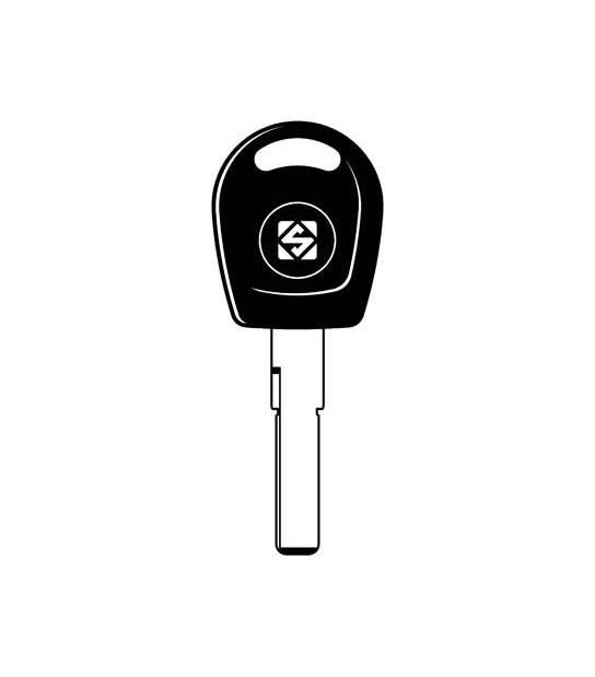 Silca Chiave Auto Volkswagen Hu66P Silca Ottone Nichelato