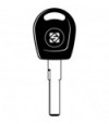 Silca Chiave Auto Volkswagen Hu66P Silca Ottone Nichelato