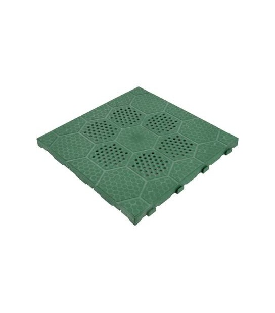 Piastrella Autobloccante Pp Verde Cm 40X40 H.Cm 2,5