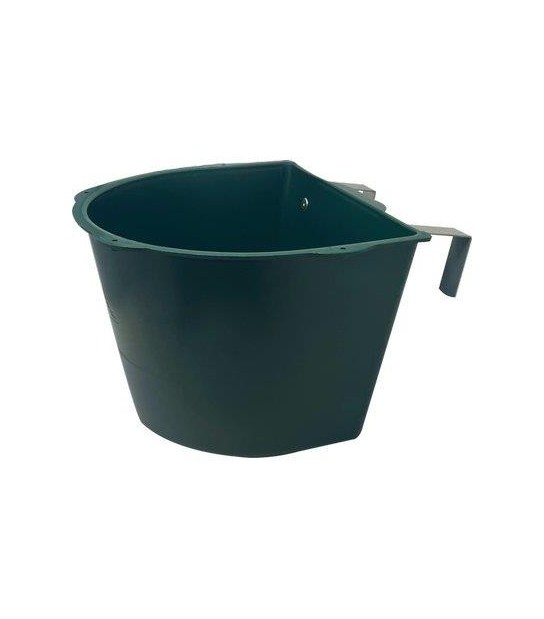 Mangiatoia Cavalli Staccionata Plastica/Metallo Cm 35X34 H.Cm 24