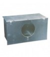 Nido Esterno X Gabbia Conigli Omz Acciaio Zinc Cm 45X24 H.Cm 25