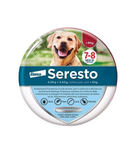 Elanco Antiparassitario Seresto Cani Elanco Kg 8+ Cm 70