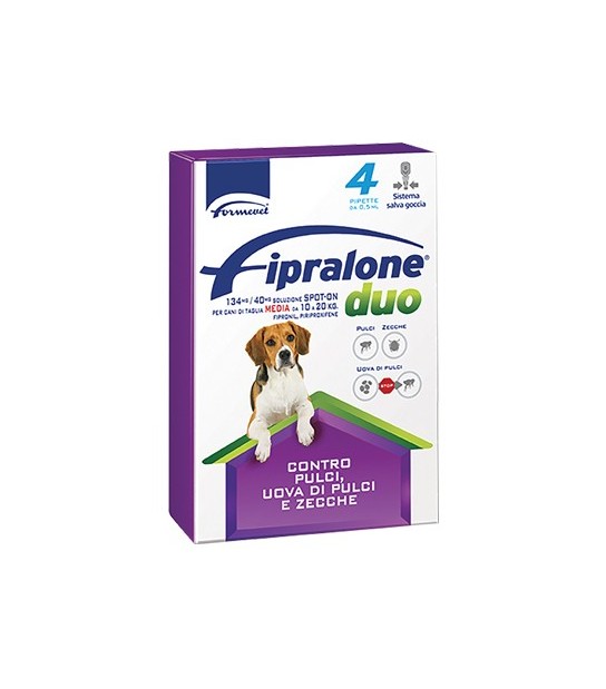 Formevet Antiparassitario Fipralone Duo Cane Formevet Kg 10/20 Cf:Pipette 4