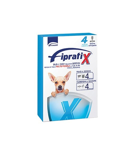Formevet Antiparassitario Fipratix Cane Formevet Kg 1,5/ 4 Cf:Pipette 4
