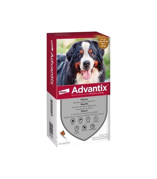 Elanco Antiparassitario Advantix Cani Elanco Kg 40+ Cf:Pz 6