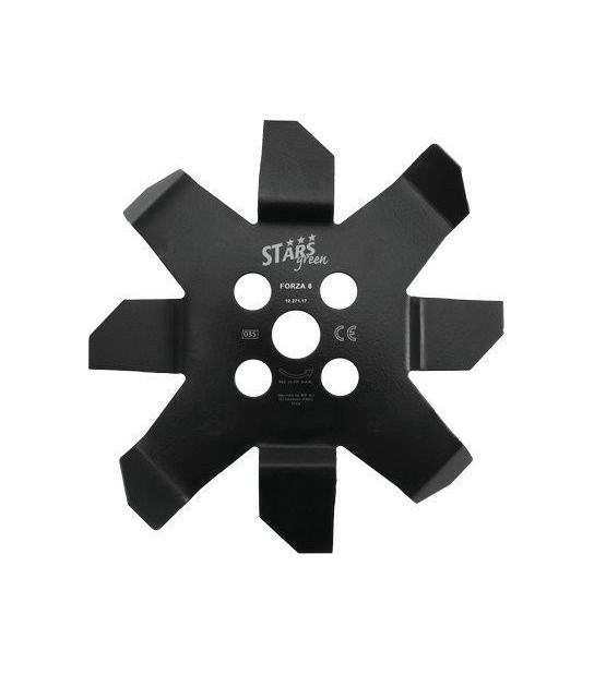 Stars Disco X Decespugliatore Denti Piegati Cut 8 Stars Acciaio Denti 8 D.Mm 250 S.Mm 3,0