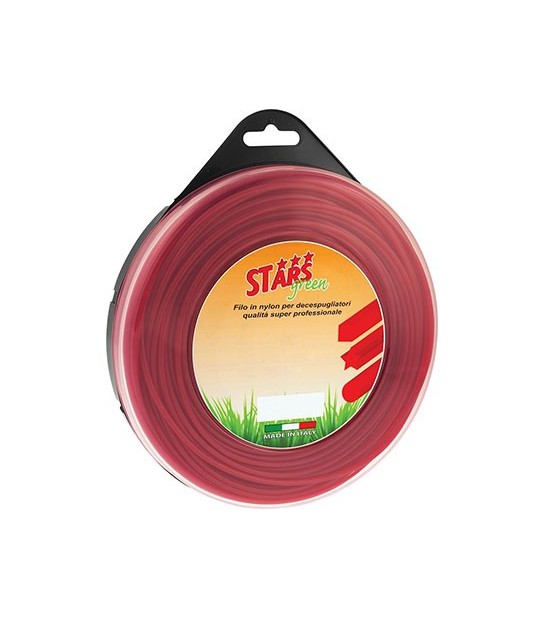Stars Filo X Decespugliatore Quadro Corallo Stars Mm 3,0 Mt 50