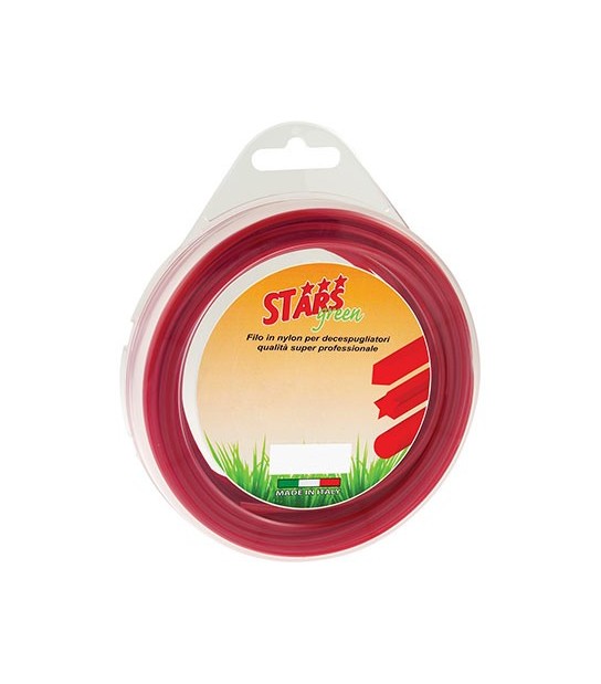 Stars Filo X Decespugliatore Quadro Corallo Stars Mm 3,3 Mt 15