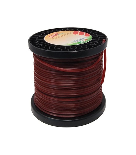 Stars Filo X Decespugliatore Quadro Corallo Stars Mm 4,0 Mt 100